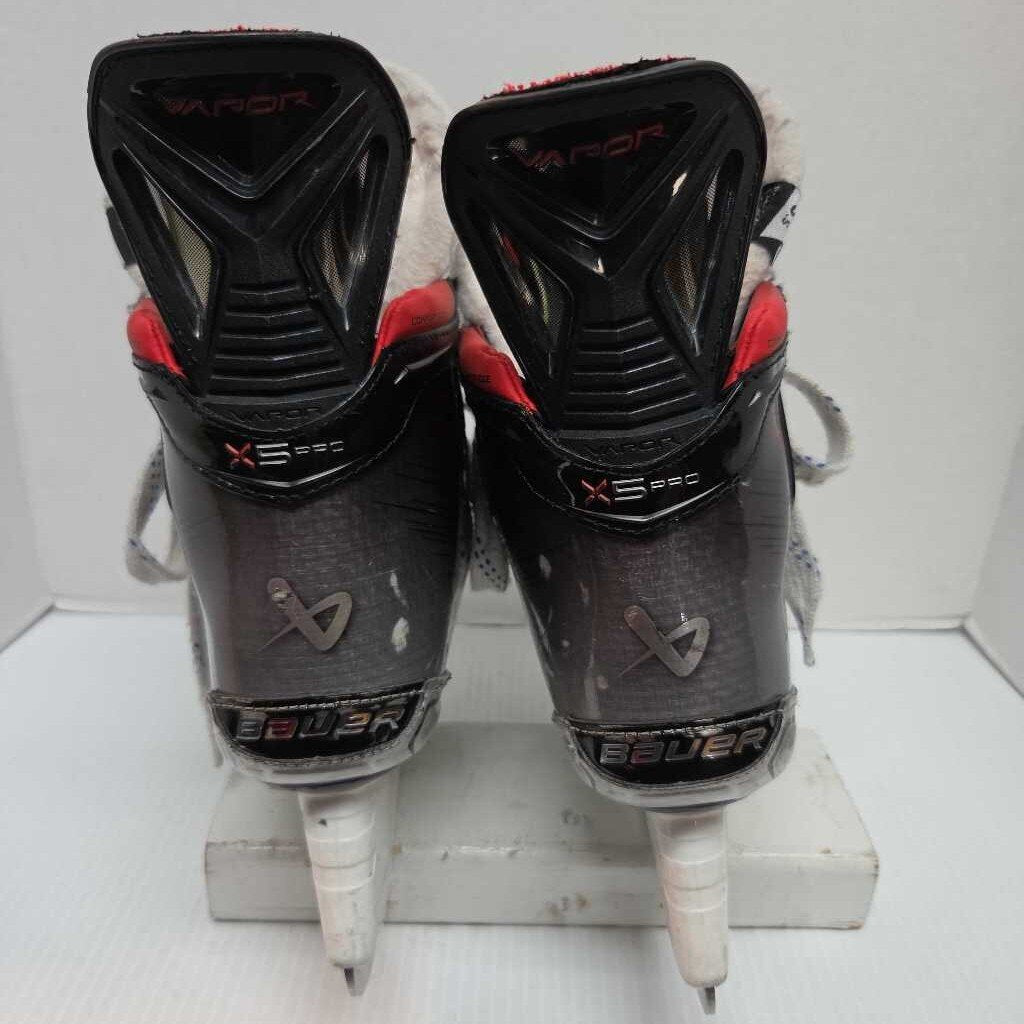 Bauer Vapor X5 Pro Hockey Skates Black/Red Size 3.5D Preowned
