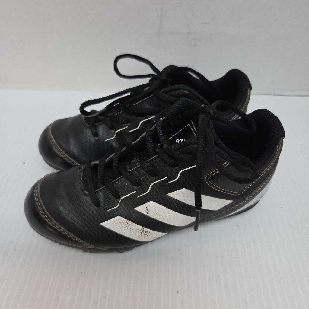 Adidas Youth Baseball Cleats Black/White Size Youth 13 Preowned