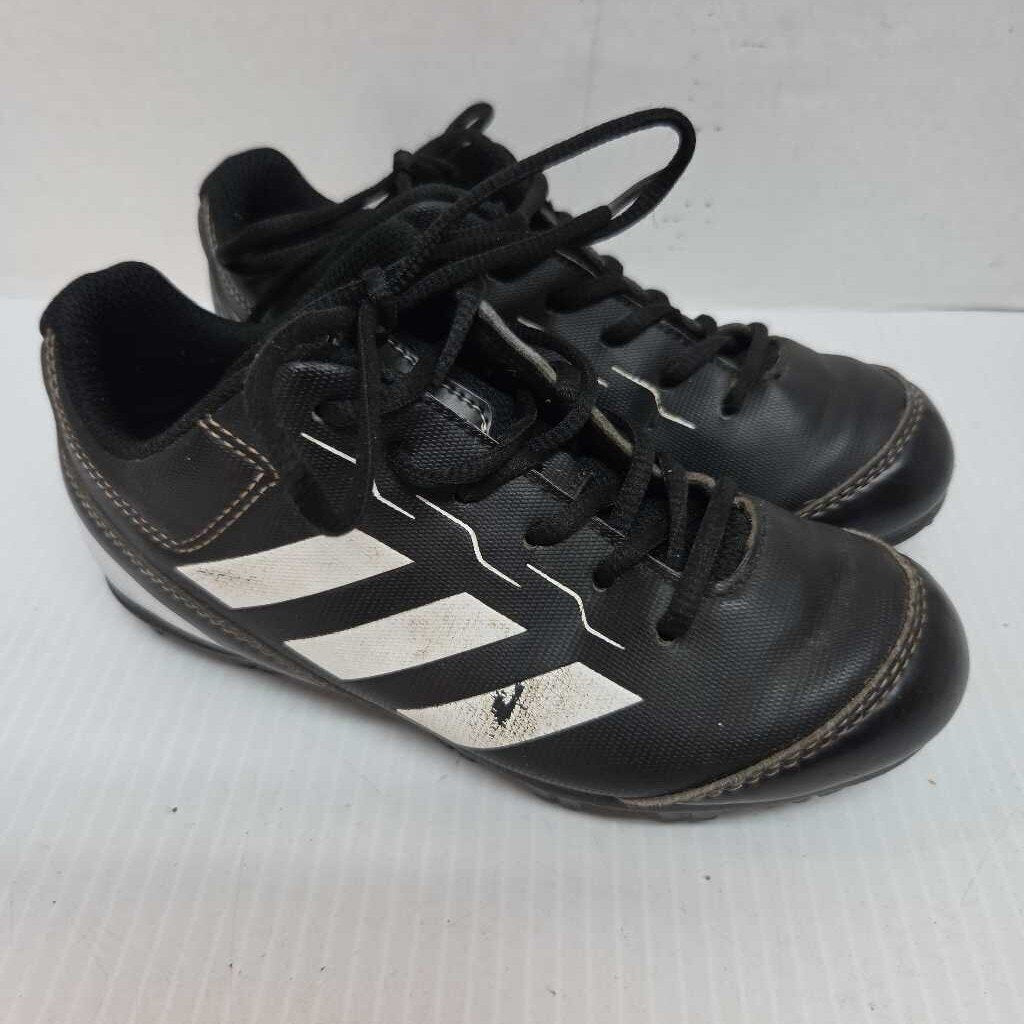 Adidas Youth Baseball Cleats Black/White Size Youth 13 Preowned