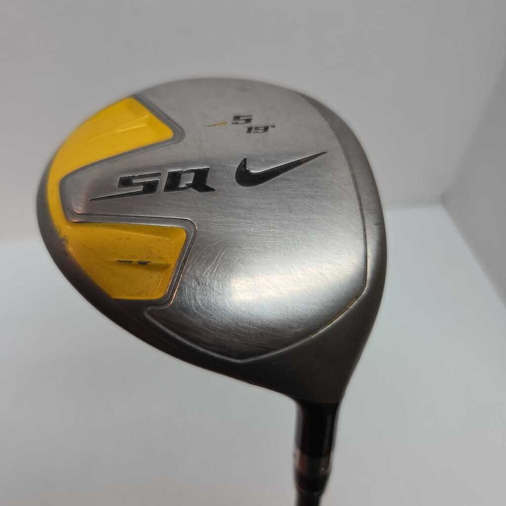 Nike SQ 19* 5 Wood Mens Right Hand With Stiff Flex Diamana Graph Shaft Preowned