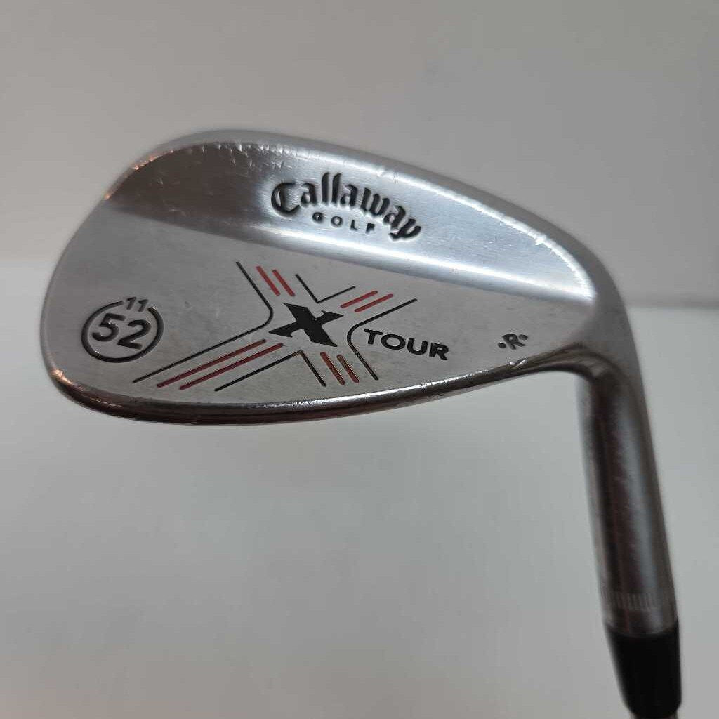 Callaway X Tour 52* Gap Wedge Mens Right Hand With Wedge Flex Steel Shaft Preowned