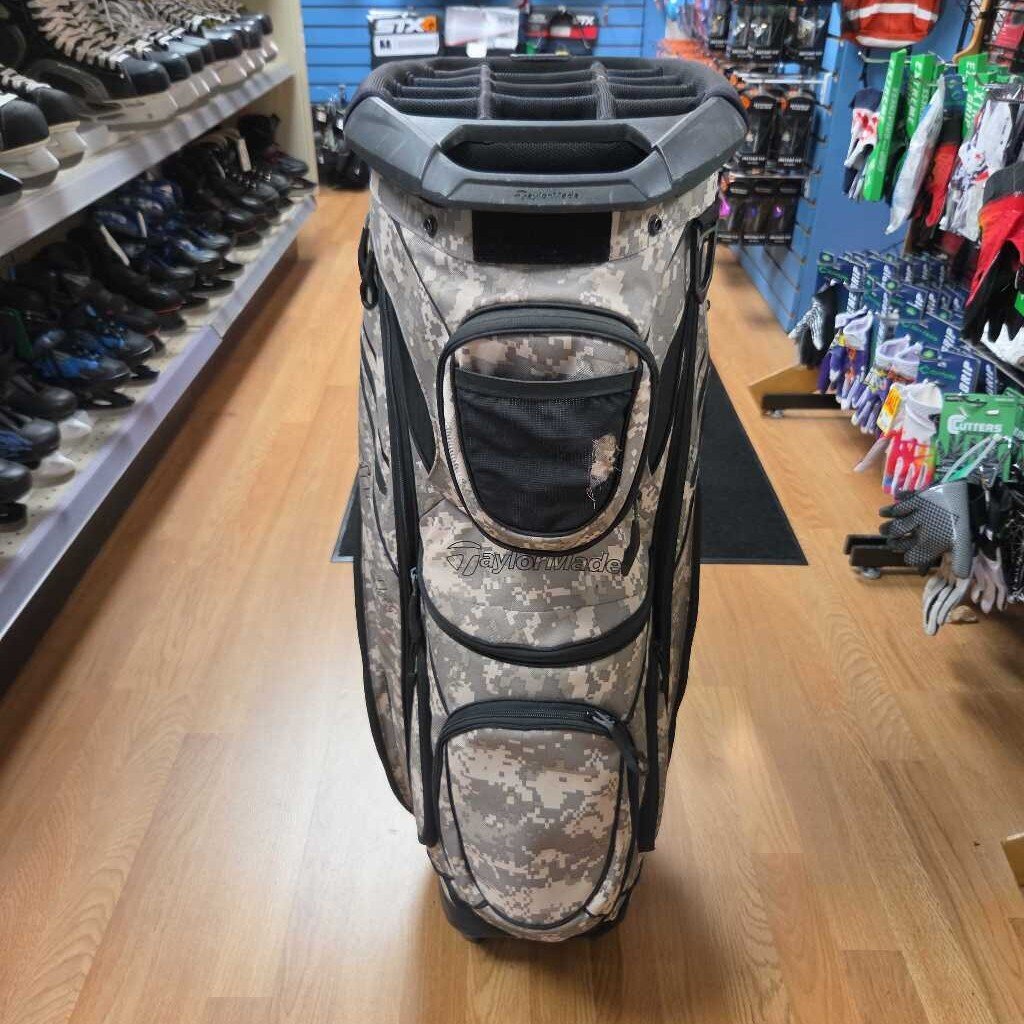 TaylorMade Catalina Golf Cart Bag Green Camo Size Senior Preowned